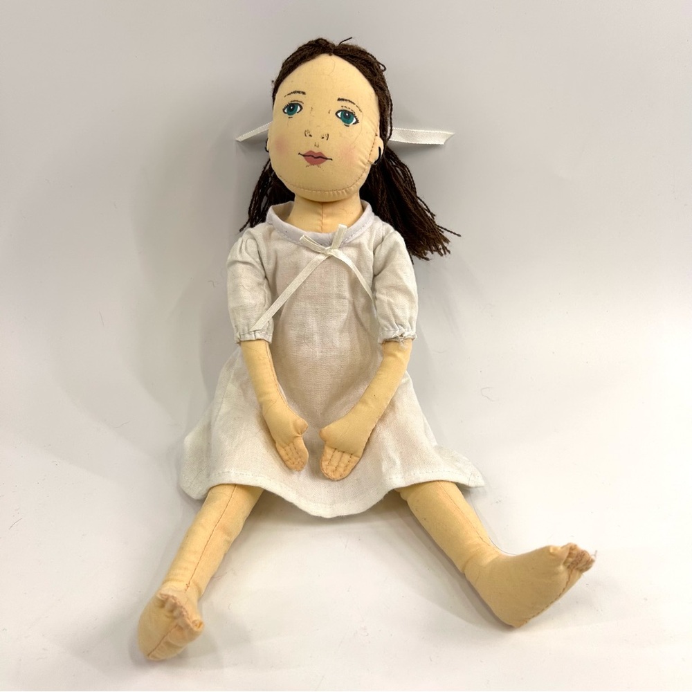 Charming White and Brown Rag Doll